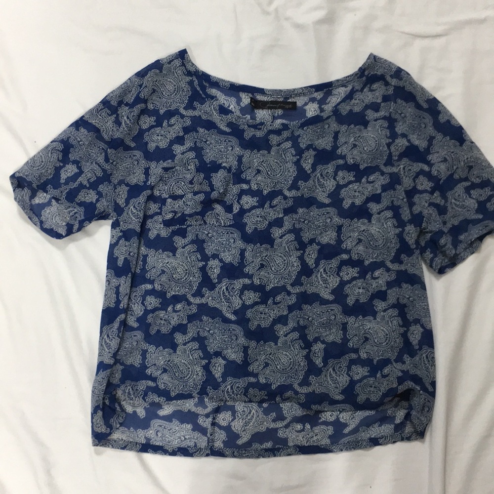 Sheer Blue Top